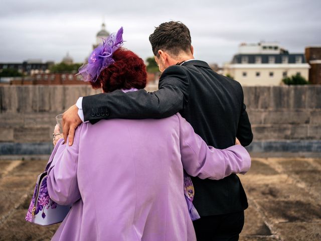 Lauren and Shane's Wedding in Old Portsmouth, Hampshire 52