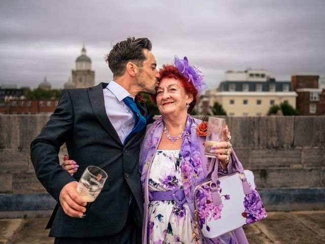 Lauren and Shane's Wedding in Old Portsmouth, Hampshire 54