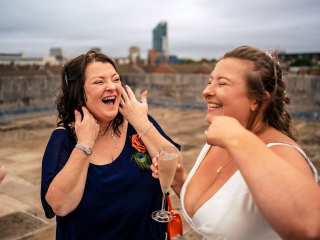 Lauren and Shane's Wedding in Old Portsmouth, Hampshire 62