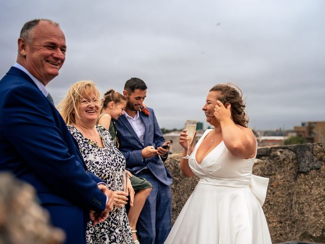 Lauren and Shane's Wedding in Old Portsmouth, Hampshire 73