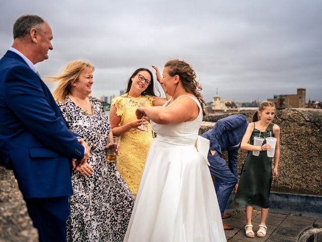 Lauren and Shane's Wedding in Old Portsmouth, Hampshire 74