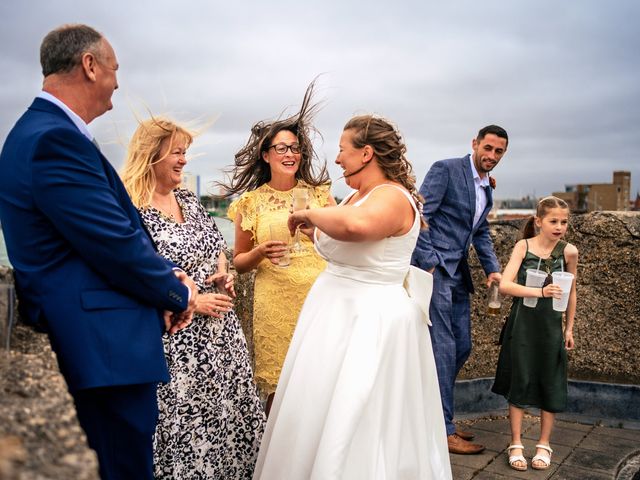 Lauren and Shane's Wedding in Old Portsmouth, Hampshire 75