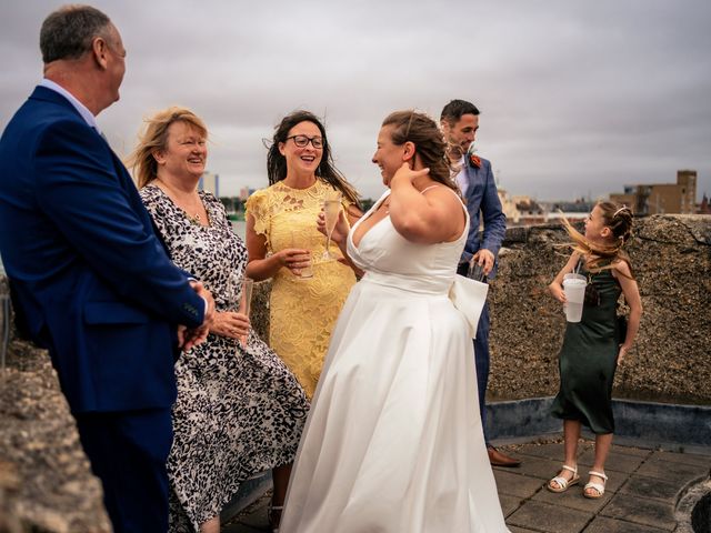 Lauren and Shane's Wedding in Old Portsmouth, Hampshire 76