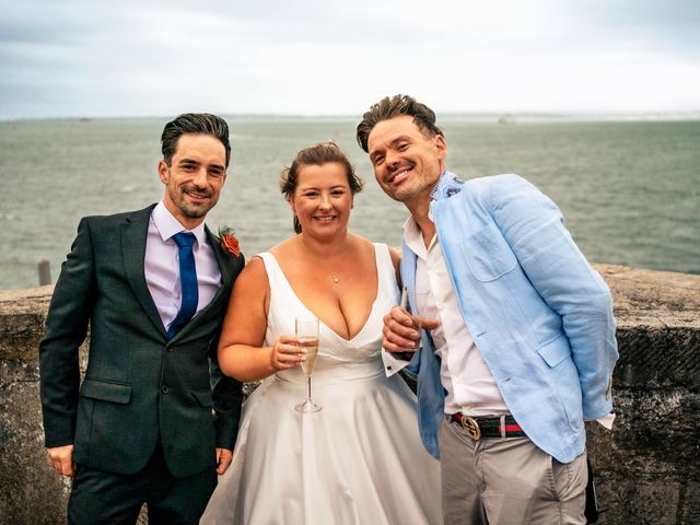 Lauren and Shane's Wedding in Old Portsmouth, Hampshire 82