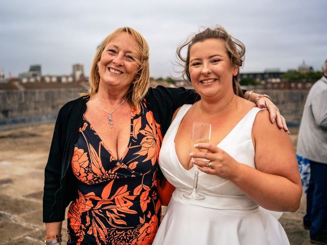 Lauren and Shane's Wedding in Old Portsmouth, Hampshire 88