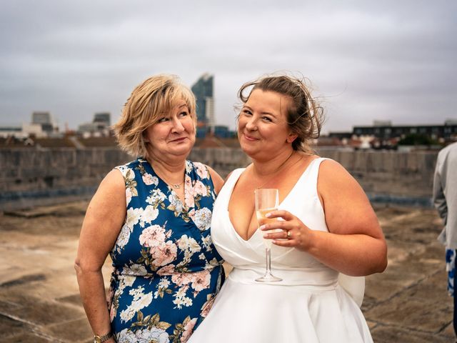 Lauren and Shane's Wedding in Old Portsmouth, Hampshire 89