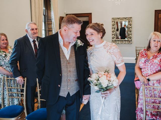 David and Dawn's Wedding in Hexham, Northumberland 12