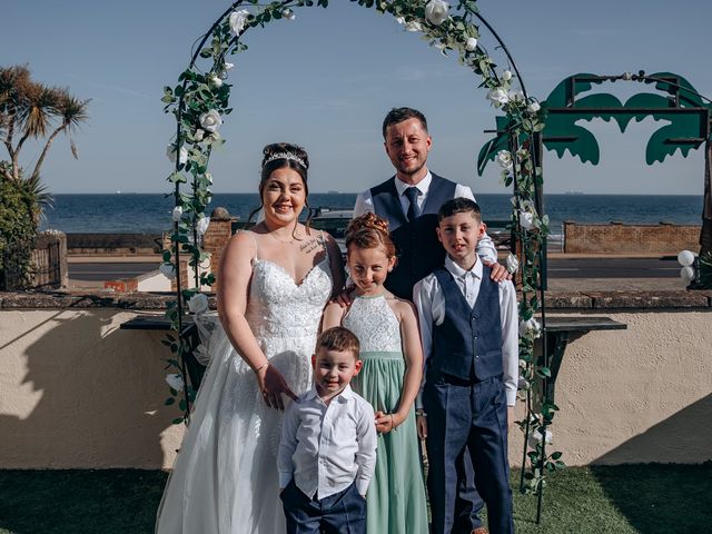 Daniel and Aimee's Wedding in Sandown, Isle of Wight 10