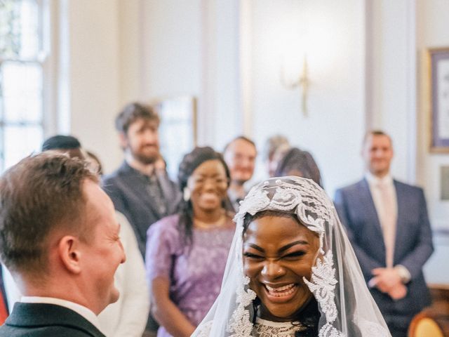 Nathaniel and Adepeju&apos;s Wedding in Sanford On Thames, Oxfordshire 28