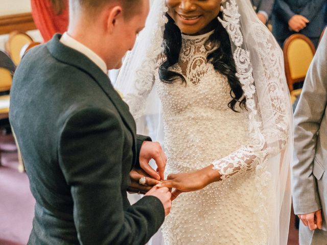 Nathaniel and Adepeju&apos;s Wedding in Sanford On Thames, Oxfordshire 30