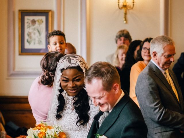 Nathaniel and Adepeju&apos;s Wedding in Sanford On Thames, Oxfordshire 32