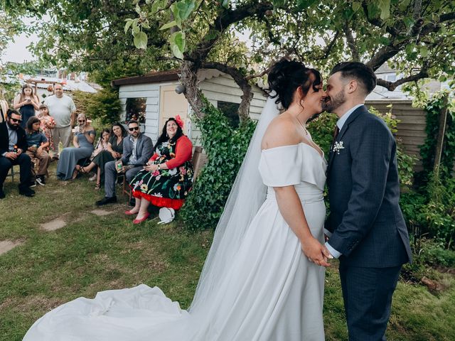 Sam and Emma's Wedding in Sandown, Isle of Wight 11