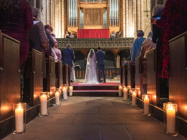 Joe and Hana's Wedding in Hexham, Northumberland 16