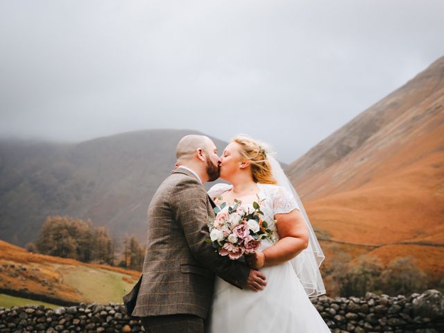 Danny and Katy&apos;s Wedding in Wasdale, Cumbria 7