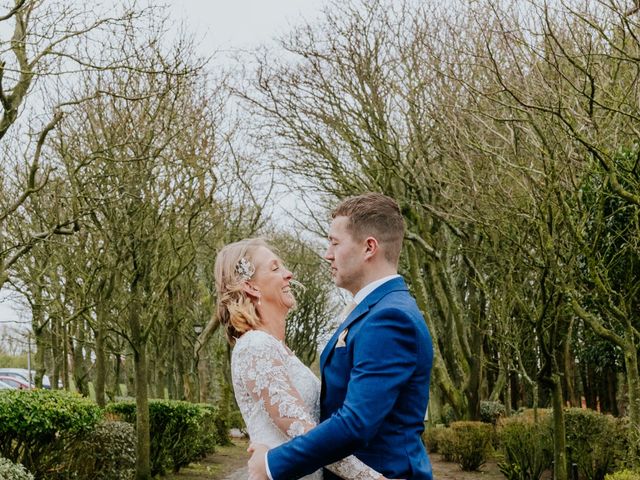 Gareth and Sian's Wedding in Ravenscar, North Yorkshire 12