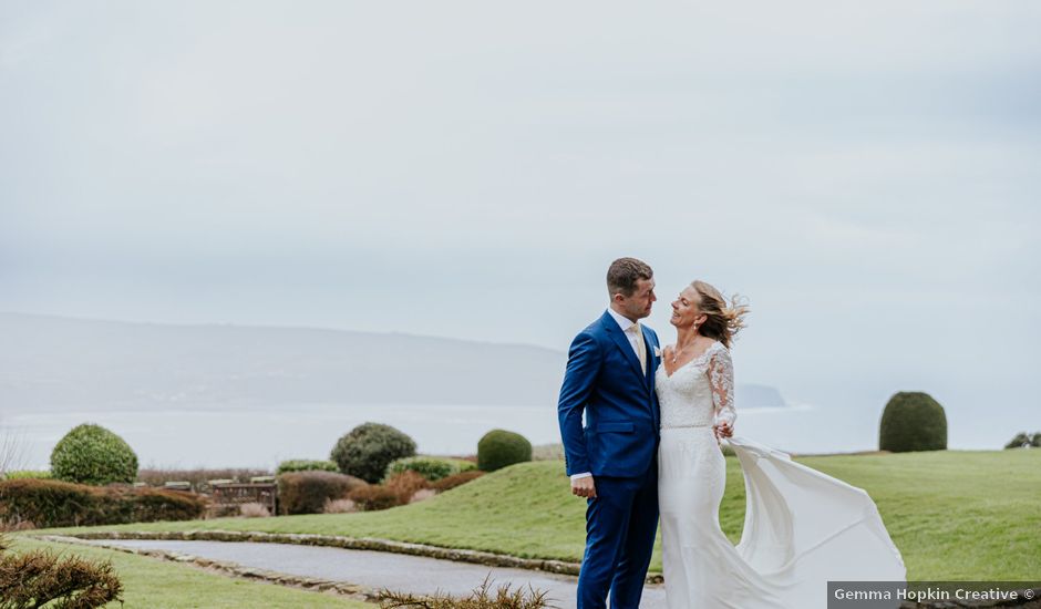 Gareth and Sian's Wedding in Ravenscar, North Yorkshire
