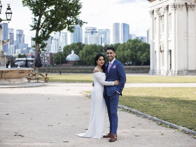 Roopali and Sid's Wedding in Greenwich, South East London 14