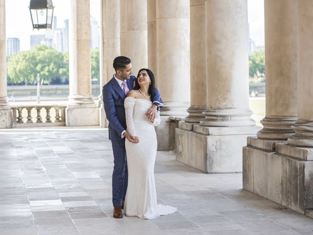 Roopali and Sid's Wedding in Greenwich, South East London 23