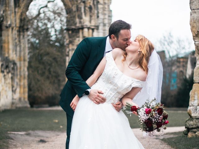 Ross and India's Wedding in York, North Yorkshire 15