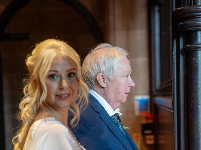 David and Hannah&apos;s Wedding in Peckforton, Cheshire 9