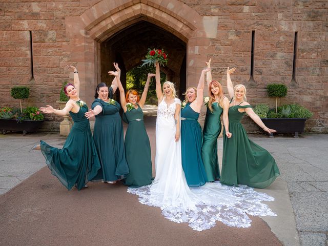 David and Hannah&apos;s Wedding in Peckforton, Cheshire 12