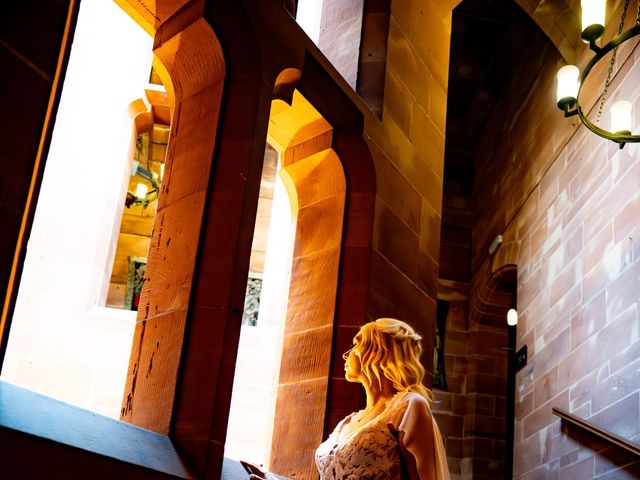 David and Hannah&apos;s Wedding in Peckforton, Cheshire 15