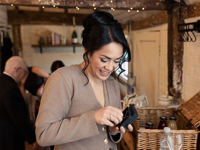 Ashley and Tiffany's Wedding in Silchester, Hampshire 29