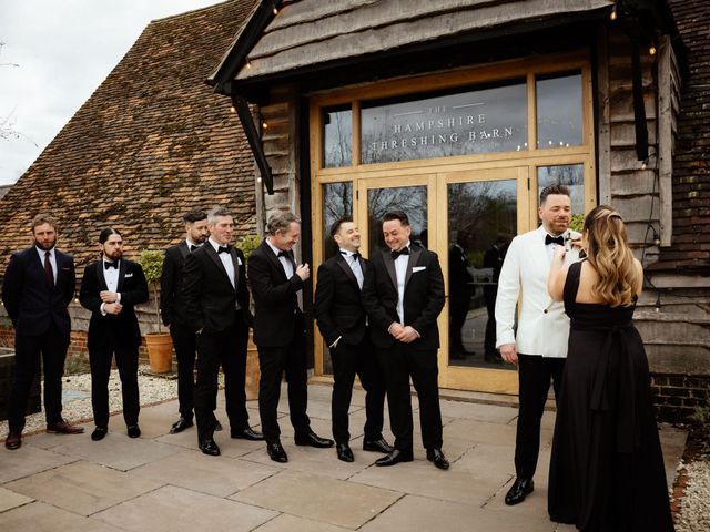 Ashley and Tiffany's Wedding in Silchester, Hampshire 50