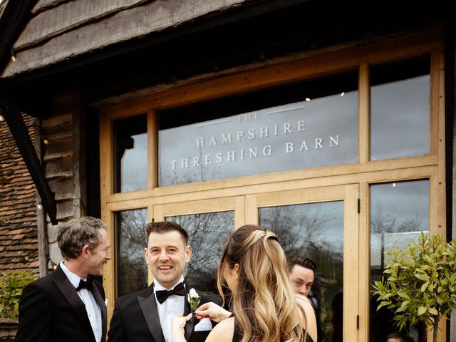 Ashley and Tiffany's Wedding in Silchester, Hampshire 54