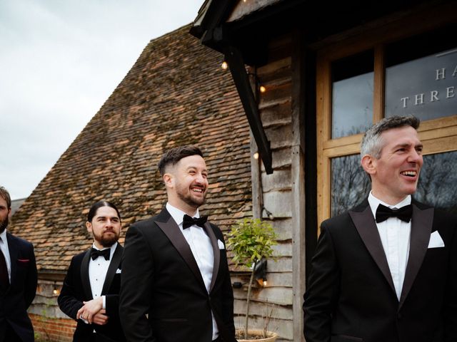 Ashley and Tiffany's Wedding in Silchester, Hampshire 56