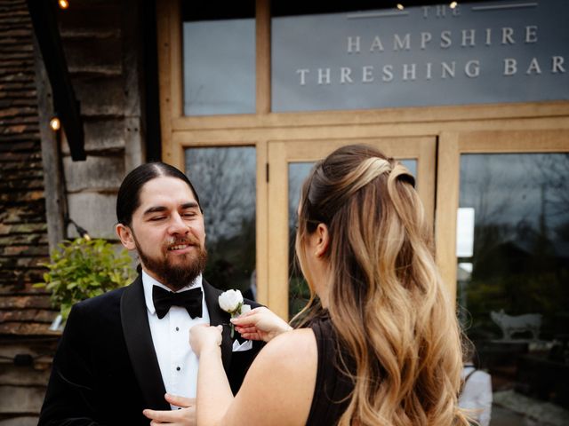 Ashley and Tiffany's Wedding in Silchester, Hampshire 60