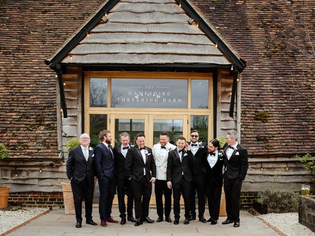 Ashley and Tiffany's Wedding in Silchester, Hampshire 70