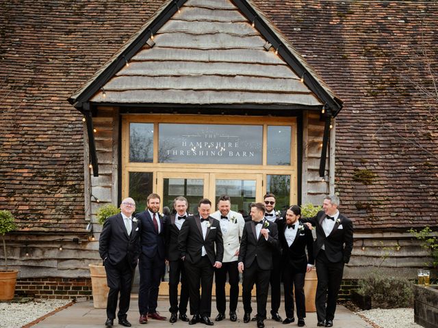 Ashley and Tiffany's Wedding in Silchester, Hampshire 71