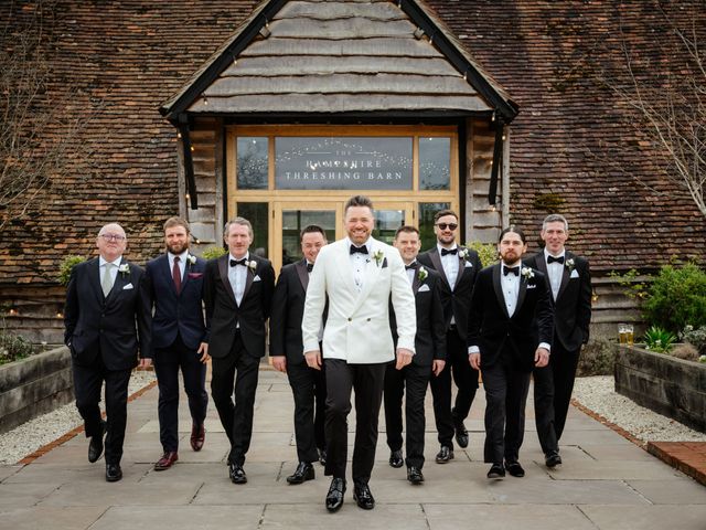 Ashley and Tiffany's Wedding in Silchester, Hampshire 72