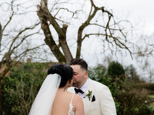 Ashley and Tiffany's Wedding in Silchester, Hampshire 106