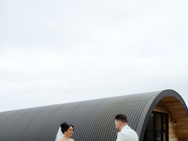 Ashley and Tiffany's Wedding in Silchester, Hampshire 108