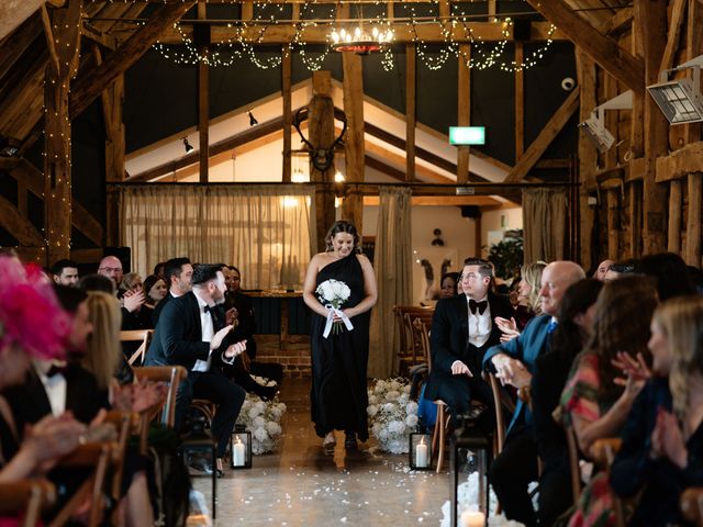 Ashley and Tiffany's Wedding in Silchester, Hampshire 132