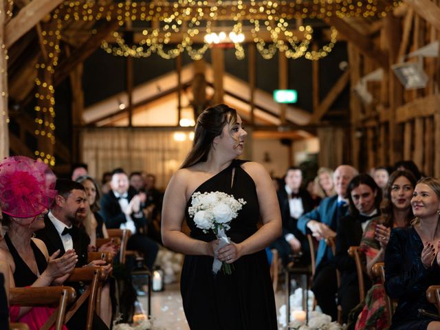 Ashley and Tiffany's Wedding in Silchester, Hampshire 137