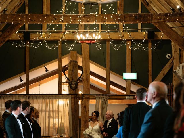 Ashley and Tiffany's Wedding in Silchester, Hampshire 143