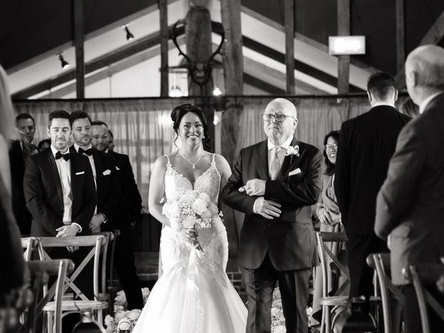 Ashley and Tiffany's Wedding in Silchester, Hampshire 148