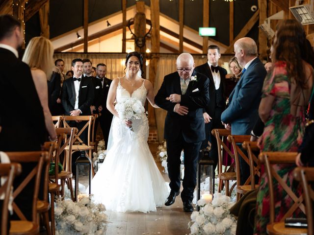 Ashley and Tiffany's Wedding in Silchester, Hampshire 150