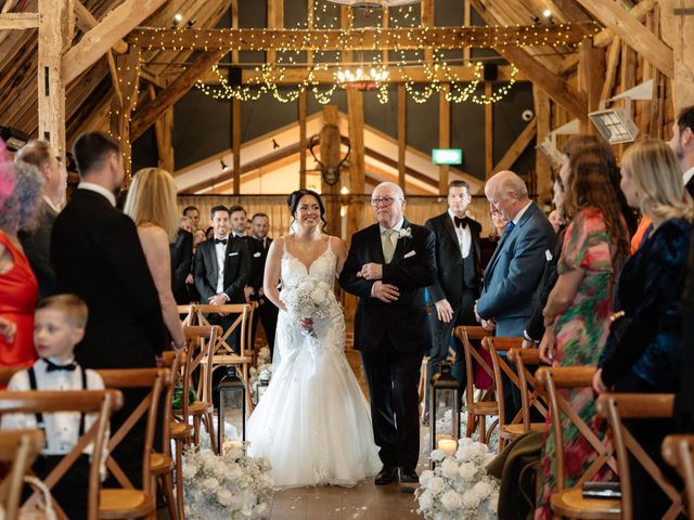 Ashley and Tiffany's Wedding in Silchester, Hampshire 151