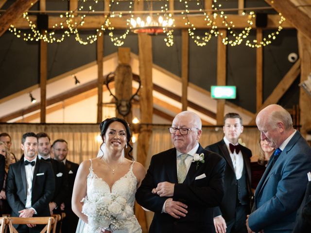 Ashley and Tiffany's Wedding in Silchester, Hampshire 152