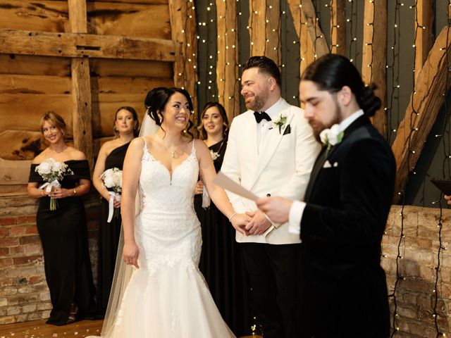Ashley and Tiffany's Wedding in Silchester, Hampshire 162