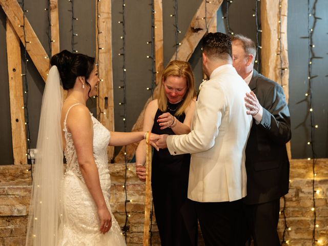 Ashley and Tiffany's Wedding in Silchester, Hampshire 166