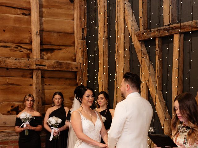 Ashley and Tiffany's Wedding in Silchester, Hampshire 168