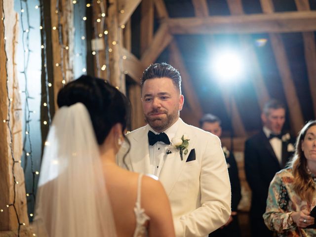 Ashley and Tiffany's Wedding in Silchester, Hampshire 169