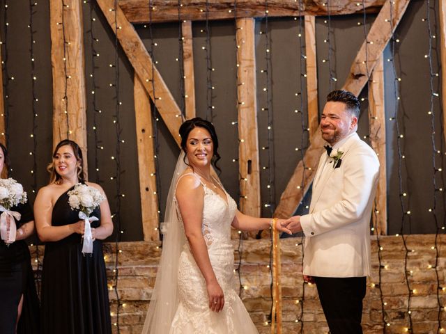 Ashley and Tiffany's Wedding in Silchester, Hampshire 170