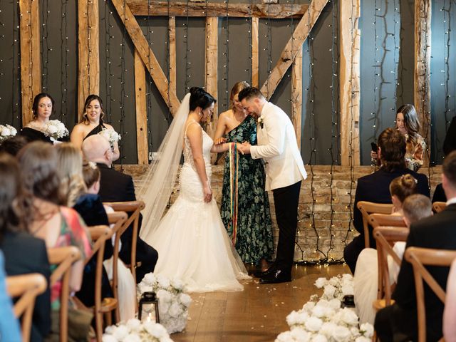 Ashley and Tiffany's Wedding in Silchester, Hampshire 173