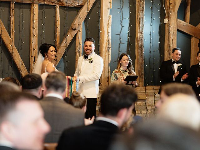 Ashley and Tiffany's Wedding in Silchester, Hampshire 174